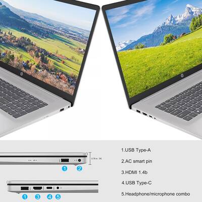 HP 17.3'' Touchscreen Laptop Intel Core i7 1335U 64GB RAM 2TB SSD HP 17.3'' Touchscreen Laptop Intel Core i7 1335U 64GB RAM 2TB SSD