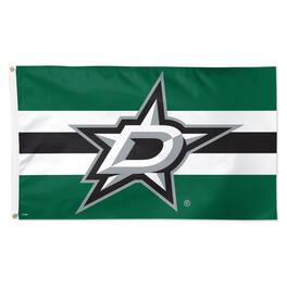 WinCraft - Dallas Stars 3' x 5' Team Stripe Deluxe Single-Sided Flag - Multicolor