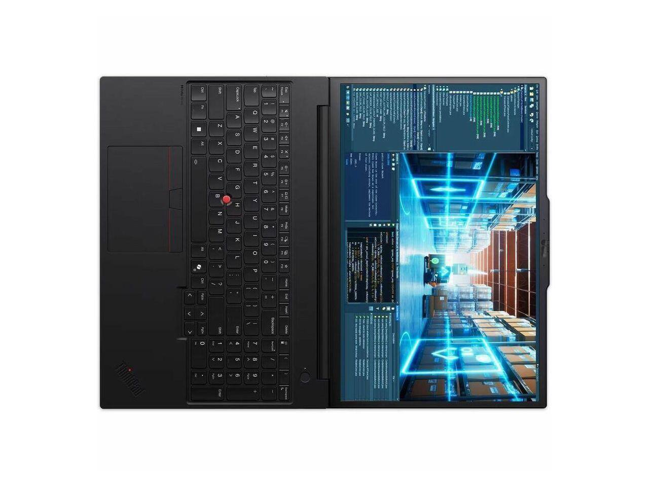Alt View 3. Lenovo - Lenovo ThinkPad P16v G3 16" - Intel Core Ultra 265H - 32GB - 1TB SSD - Win 11 Pro - RTX Pro 1000 8GB - Wi-Fi 7 - Black.