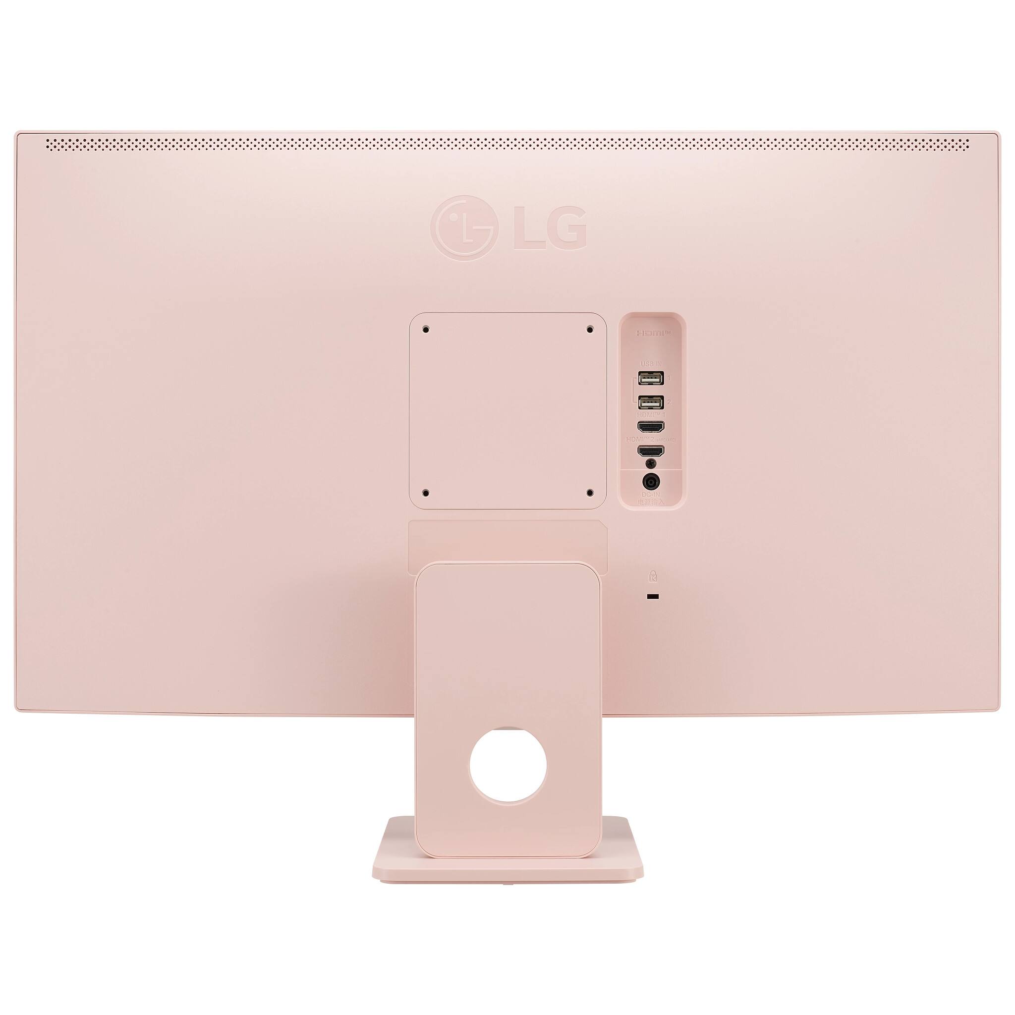 Alt View 2. LG - 27" Full HD IPS 60Hz Smart Monitor with Wireless Keyboard and Mouse (HDMI, USB-A) - Pink.