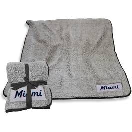Logo Brands - Miami Marlins 50" x 60" Frosty Fleece Team Blanket - Multicolor