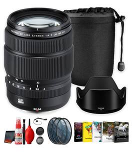 Bundle - Fujifilm - GF 32-64mm f/4 Medium Format Zoom Lens WR - Black