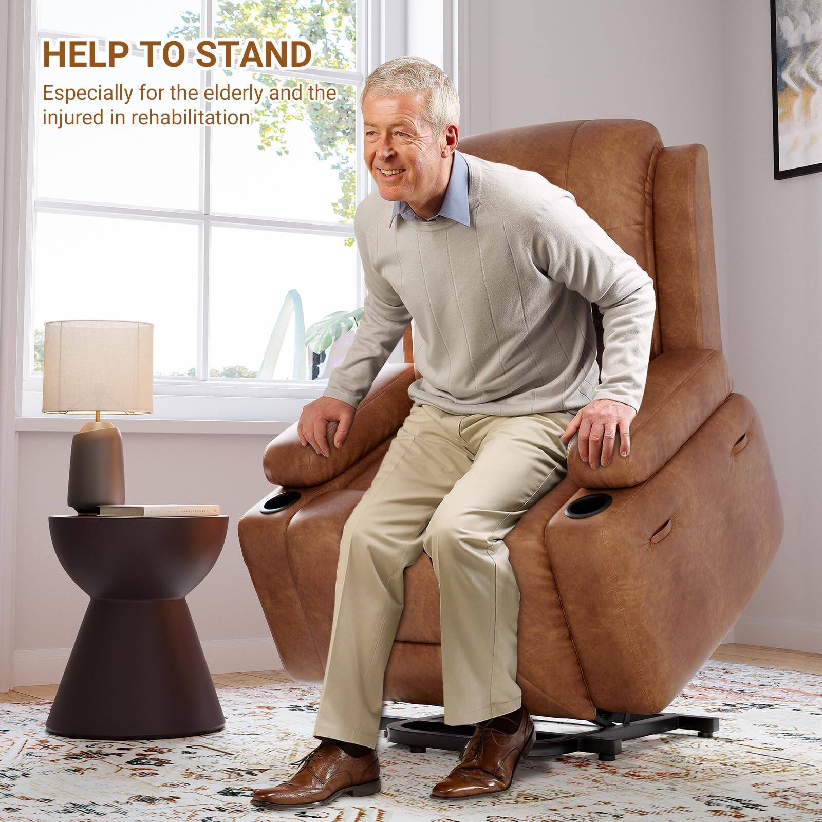 HELP TO STAND  
Especially for the elderly and the injured in rehabilitation