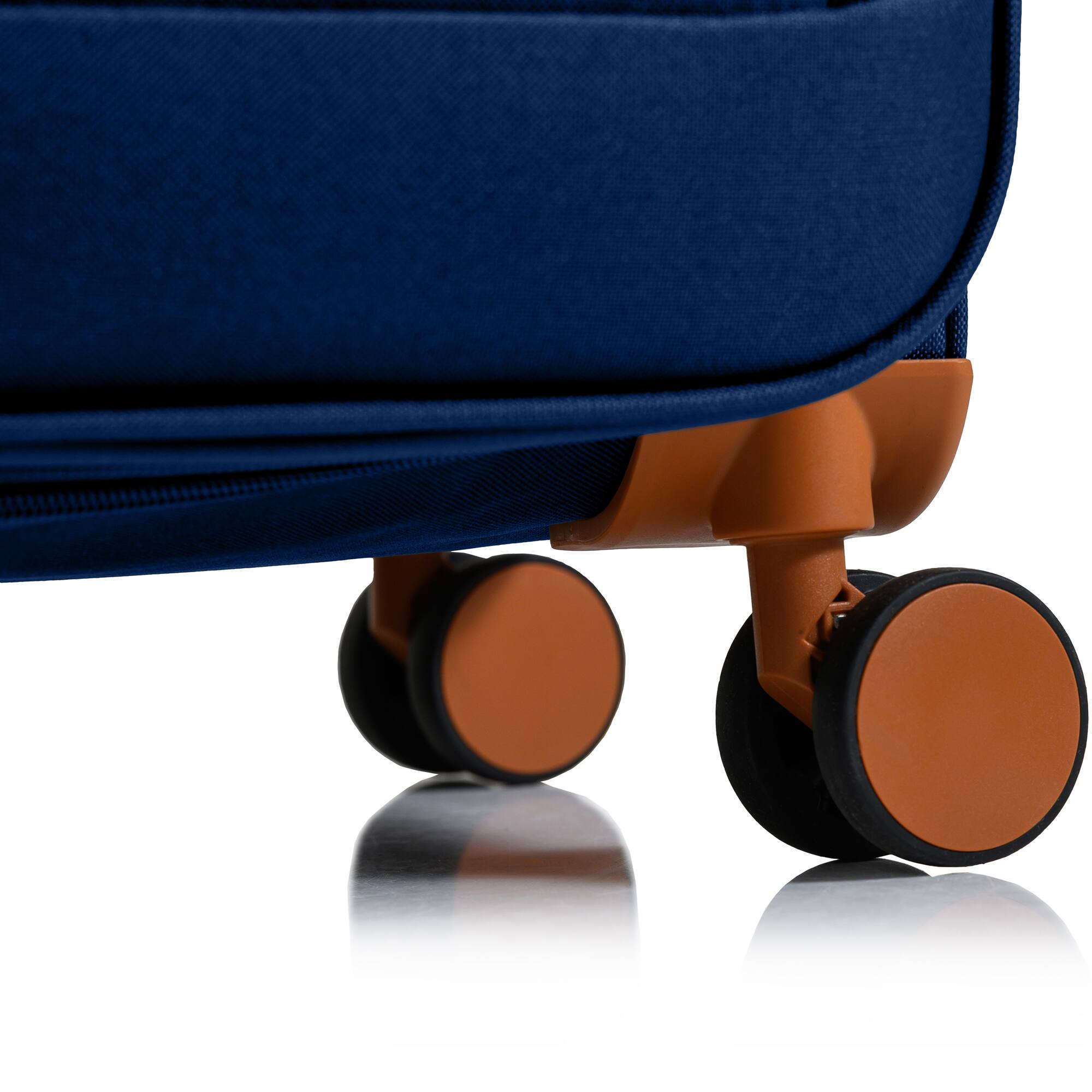 Alt View 2. Champs - Classic Collection 3 Piece Soft Side Luggage Set - Navy.