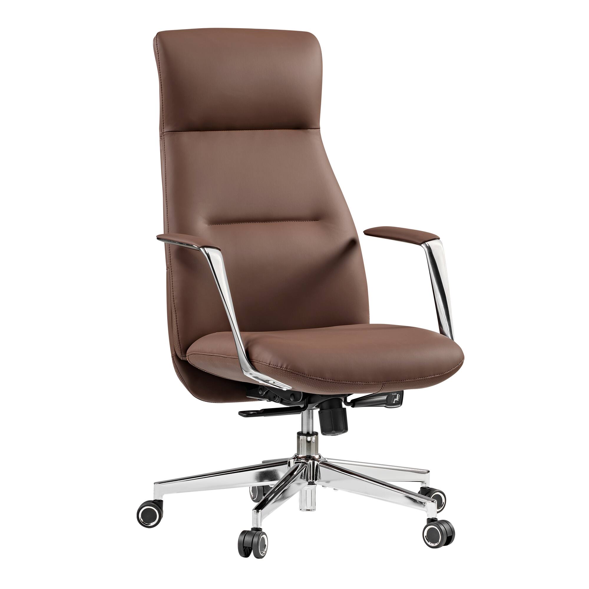Eureka Ergonomic - Ergonomic Executive Office Chair High Back - Brown