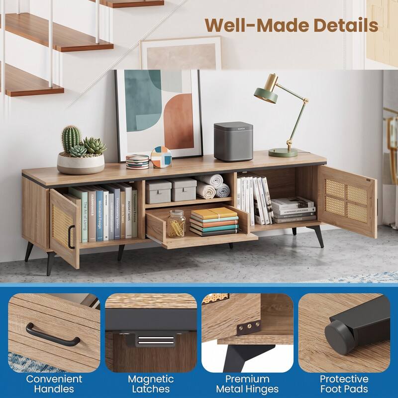Well-Made Details

- Art
- Convenient Handles
- Magnetic Latches
- Premium Metal Hinges
- Protective Foot Pads