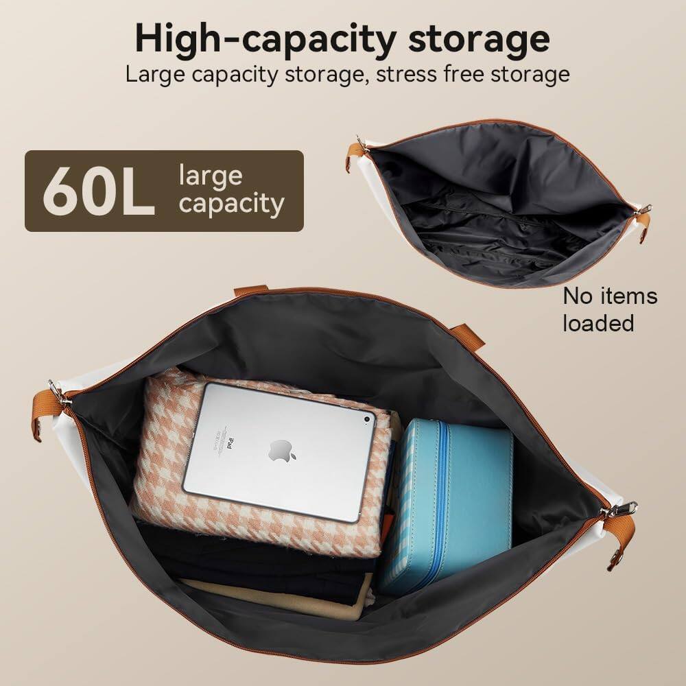 High-capacity storage  
Large capacity storage, stress free storage  
60L large capacity  
No items loaded