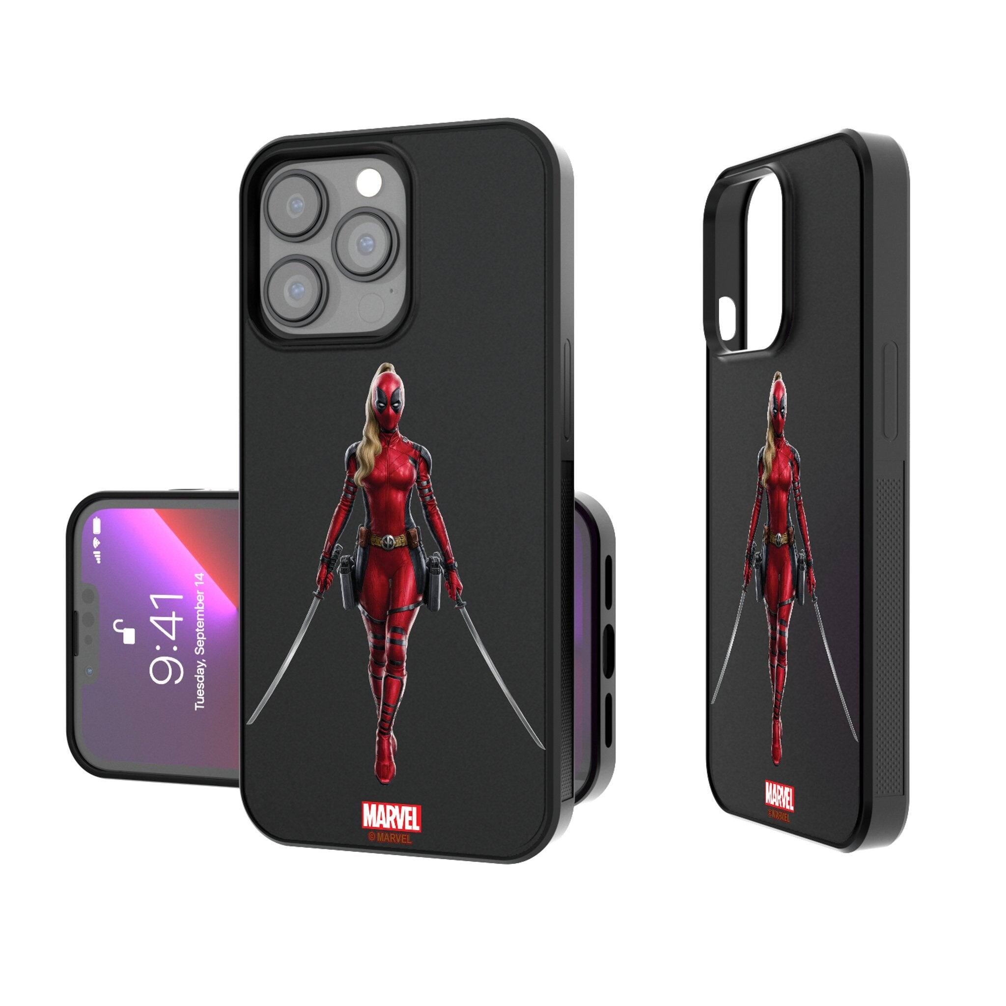 Keyscaper - Marvel Badge Bump Phone Case - Apple iPhone 15 - Ladypool 2