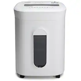 Aurora - AU1802XA Anti-Jam 18-Sheet Crosscut Paper & CD/Credit Card Shredder/ 6-Gallon Pullout Basket / 60 Minutes Runtime - White