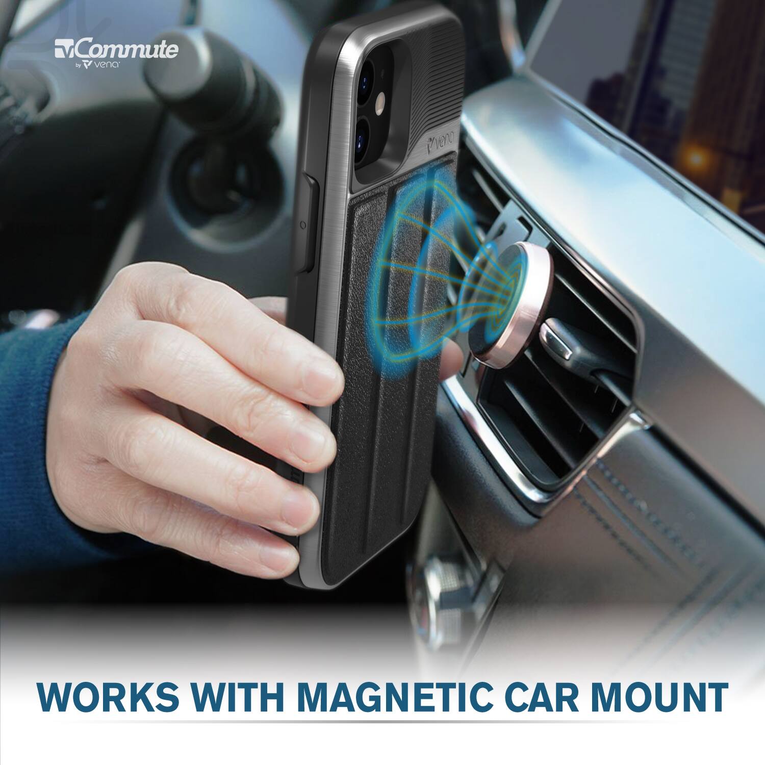 Commute by Vena Peno - Works with Magnetic Car Mount