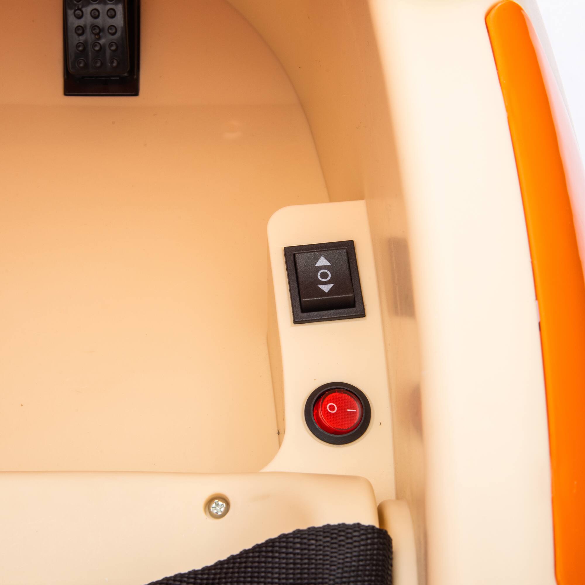 Alt View 4. Aukfa - 12V Kids Ride On Bumper Car - Parent Remote Control, 360° Rotation, Bluetooth, LED Lights, Anti-Rollover for Ages 2-5.