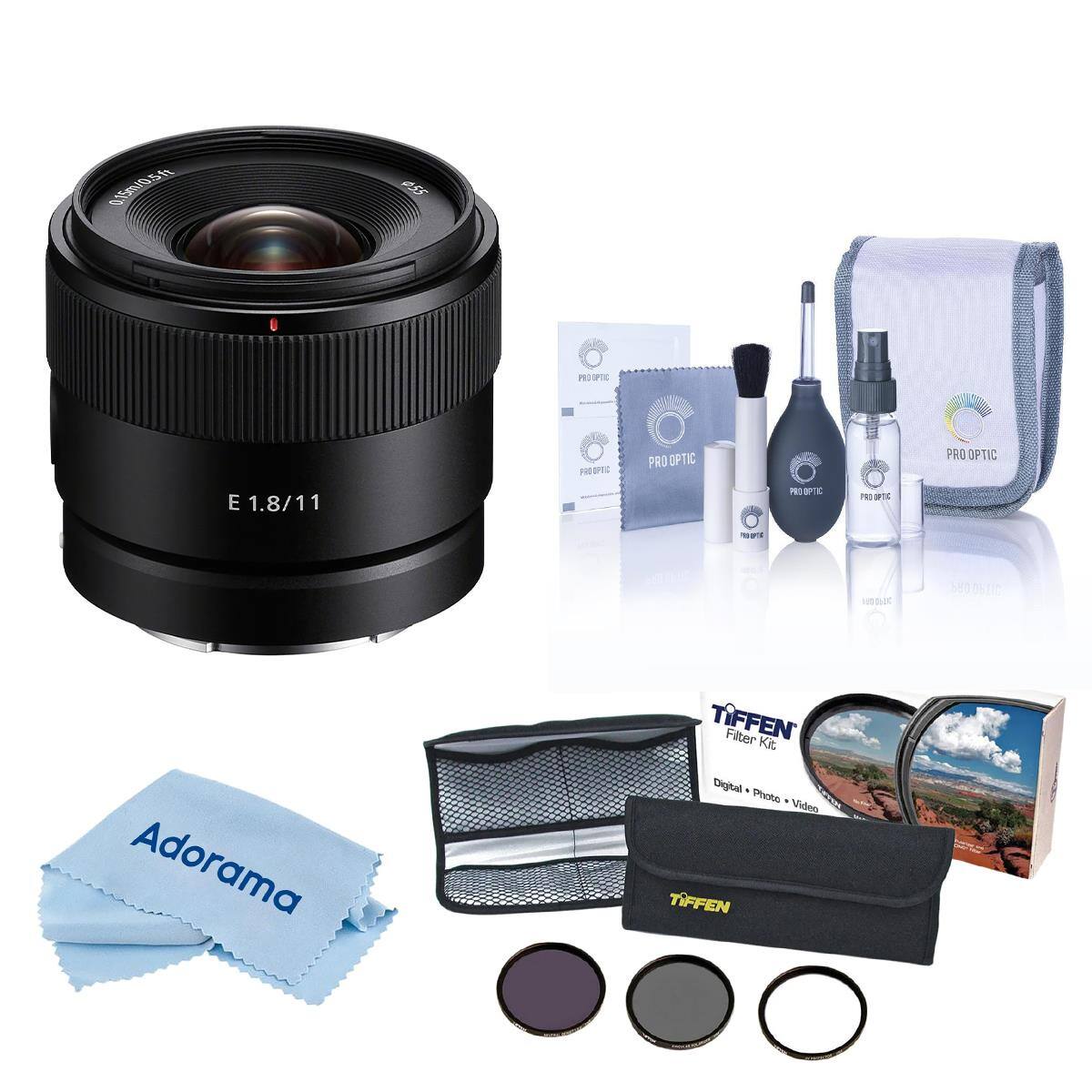 0.15m/0.5ft

55

PTIC

E 1.8/11

PRO OPTIC

PRO OPTIC

PRO OPTIC

Adorama

TIFFEN Filter Kit Digital Photo Video TiFFEN