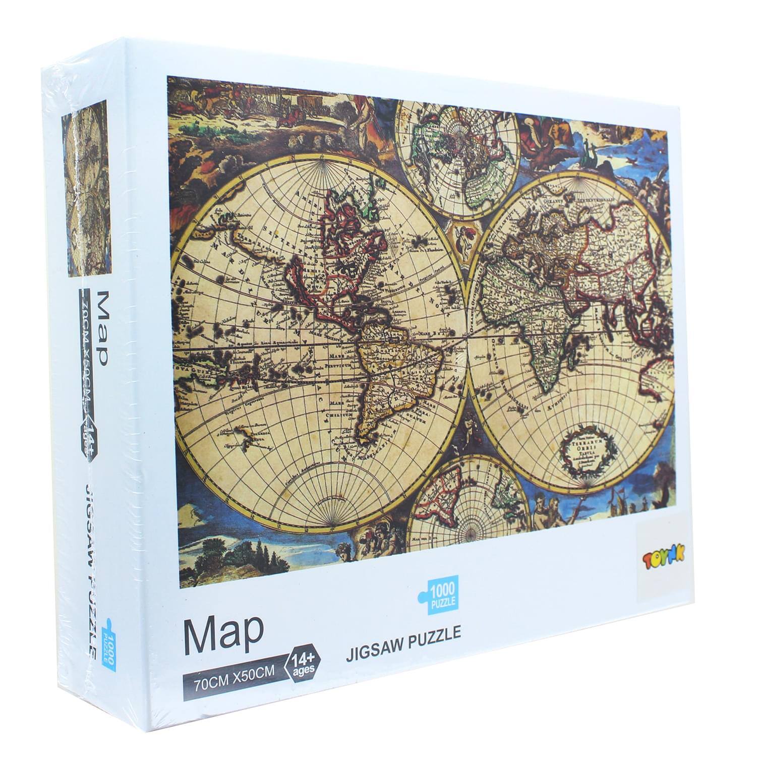 CRUXNOUZ  
Map  
1000 PIECE JIGSAW PUZZLE  
14+ ages  
70CM x 50CM  
1000 PIECE PUZZLE  
JIGSAW PUZZLE