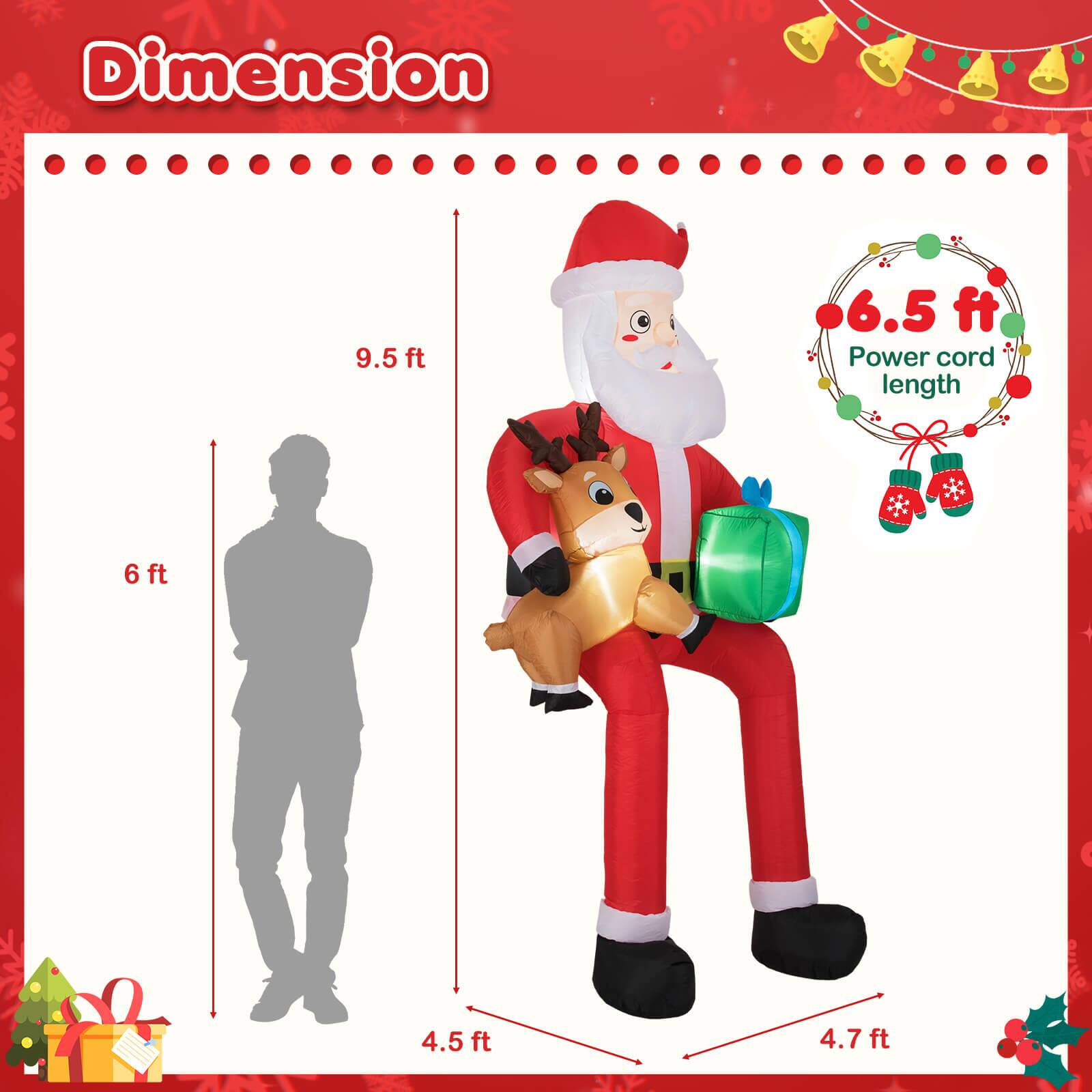 Dimension  
9.5 ft  
6.5 ft  
Power cord length  
6 ft  
4.5 ft  
4.7 ft