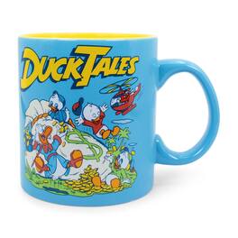Silver Buffalo - Disney DuckTales Money Bags Ceramic Mug | Holds 20 Ounces - Blue