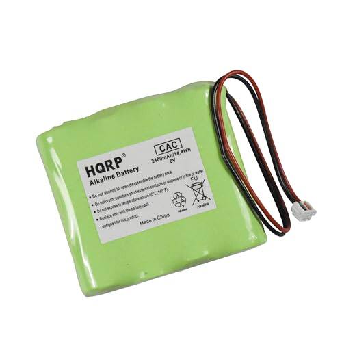 CAC 2400mAh/14.4W 6V HQRP Alkaline Battery

- Do not disassemble, crush, or expose to fire.
- Do not short-circuit.
- Do not expose to high temperatures or dispose of in fire.
- Replace only with the same type of battery.
- Made in China

HQRP Alkaline Battery

- Do not disassemble, crush, or expose to fire.
- Do not short-circuit.
- Do not expose to high temperatures or dispose of in fire.
- Replace only with the same type of battery.
- Made in China