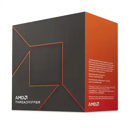 Sure, here is the corrected and grouped text from the image:
---
**Front:**
- AMD THREADRIPPER
**Back:**
- © 2022 Advanced Micro Devices, Inc. All rights reserved. AMD and the AMD logo are trademarks of Advanced Micro Devices, Inc. Other names used are for identification purposes only and may be trademarks of their respective owners. For product and performance information, see www.amd.com.
- Advanced Micro Devices, Inc. P.O. Box 3427, Sunnyvale, California 94088-3427.
- For more information, please visit www.amd.com.
- AMD products are manufactured in the following facilities:
- 15A, 15B, 15C, 15D, 15E, 15F, 15G, 15H, 15I, 15J, 15K, 15L, 15M, 15N, 15O, 15P, 15Q, 15R, 15S, 15T, 15U,