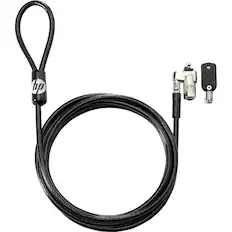 Front. HP - 10 mm Keyed Cable Lock T1A62AA.