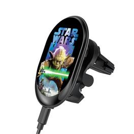 Keyscaper - Star Wars: A New Hope Portrait Collage Wireless Mag Car Charger - Yoda