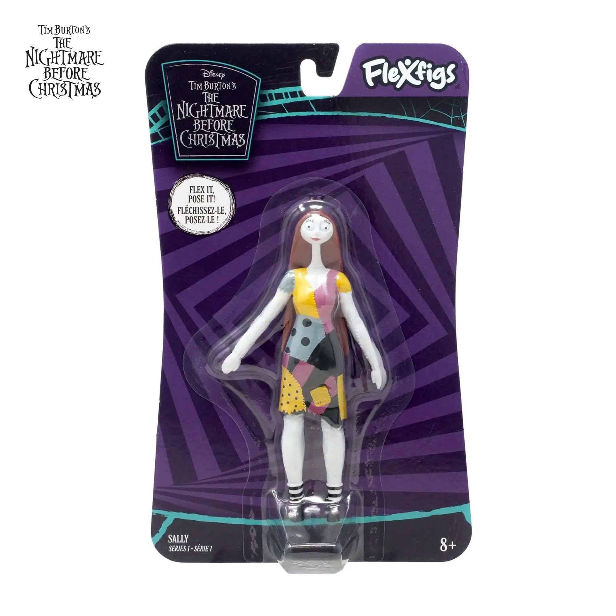 TIM BURTON'S THE NIGHTMARE BEFORE CHRISTMAS  
Disney TIM BURTON'S THE NIGHTMARE BEFORE CHRISTMAS  
FleXfigs  
FLEX IT. POSE IT!  
FLÉCHISSEZ-LE. POSEZ-LE!  
SALLY SERVES - SÉRIE 8+