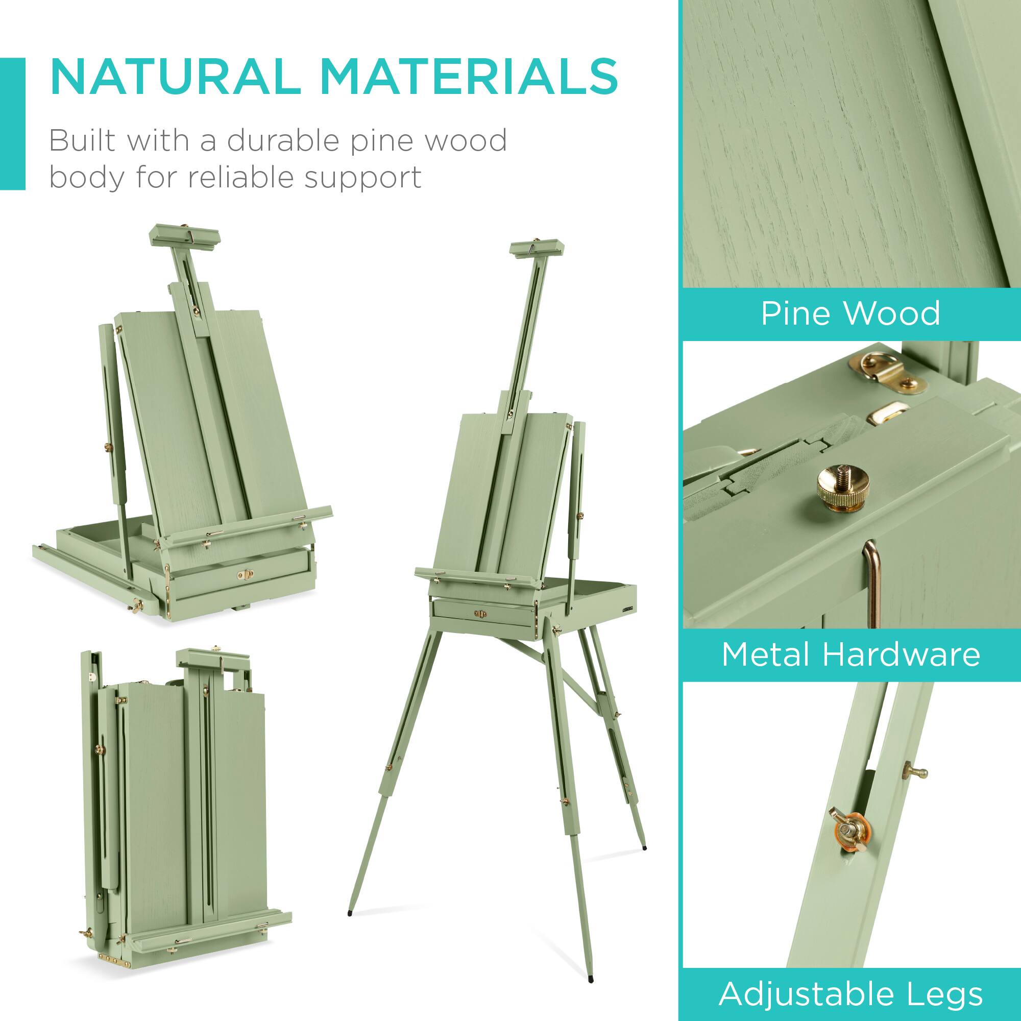 NATURAL MATERIALS  
Built with a durable pine wood body for reliable support  

Pine Wood  
Metal Hardware  
Adjustable Legs
