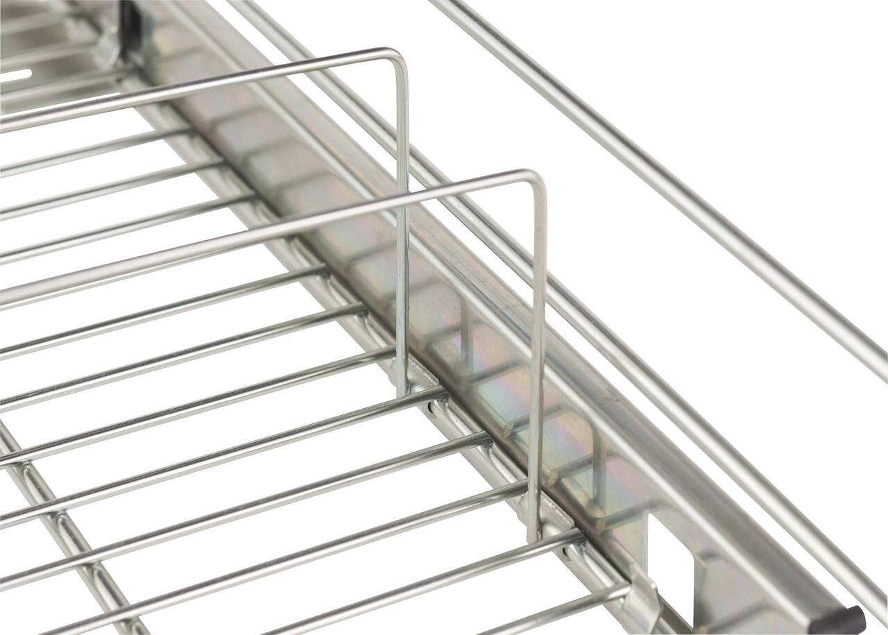 Alt View 20. TRINITY - PRO EcoStorage 10" Sliding Drawer 2-Pack Chrome - Chrome.