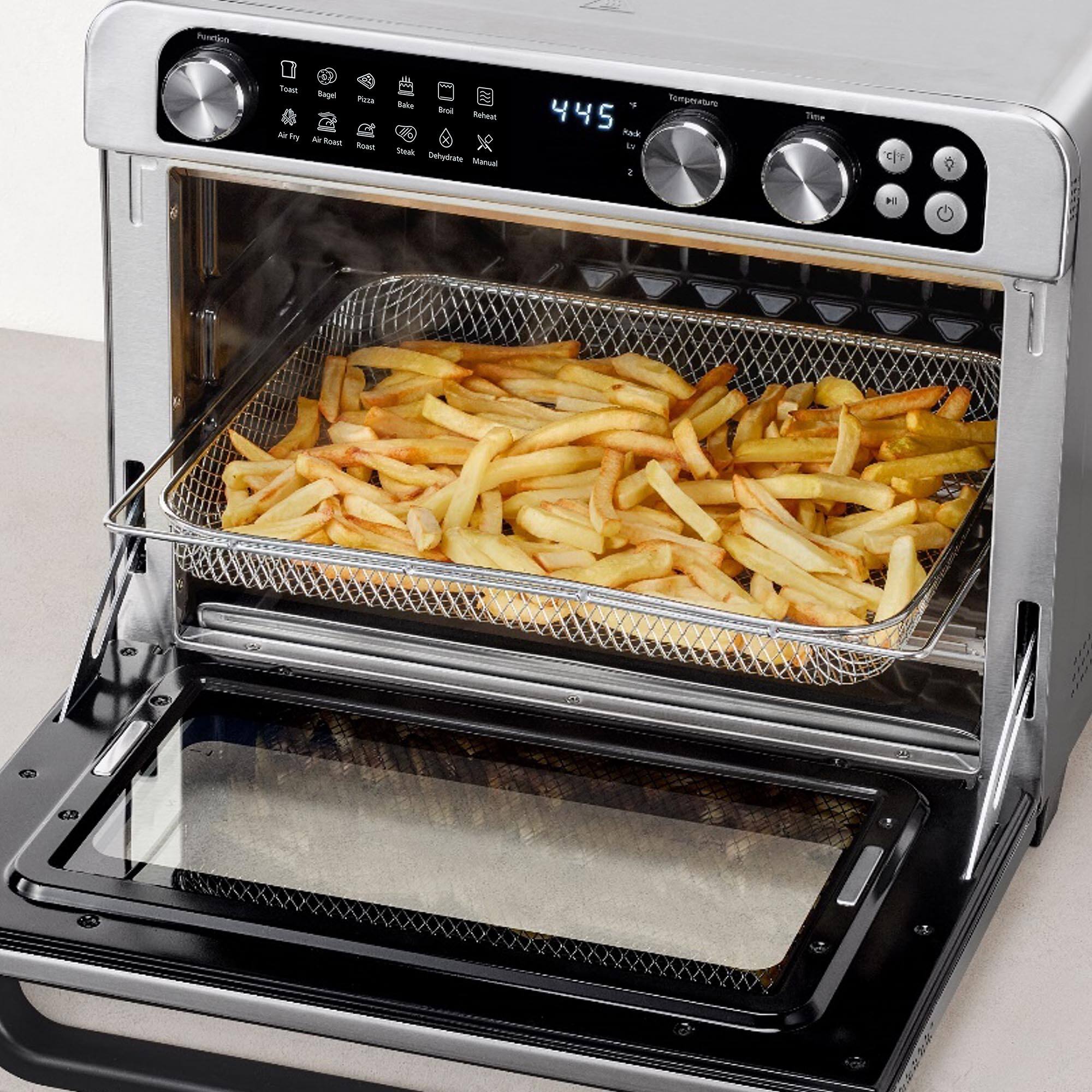 Panasonic FlashXpress 1 Cu. Ft. Toaster Oven with Air Fryer Silver
