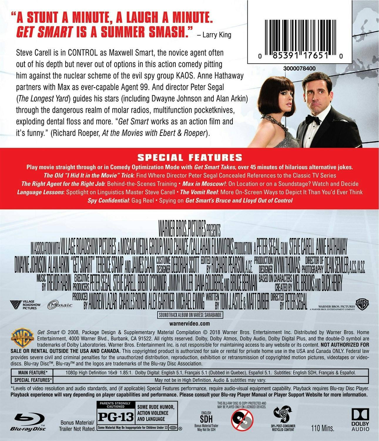 Back. Get Smart [Blu-ray].