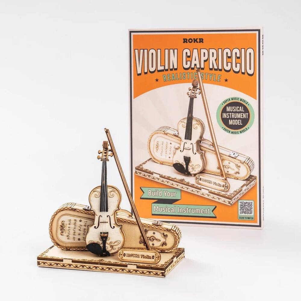 Angle. 3D Puzzle - DIY 3D Puzzle - Violin Capriccio - 62 pcs.