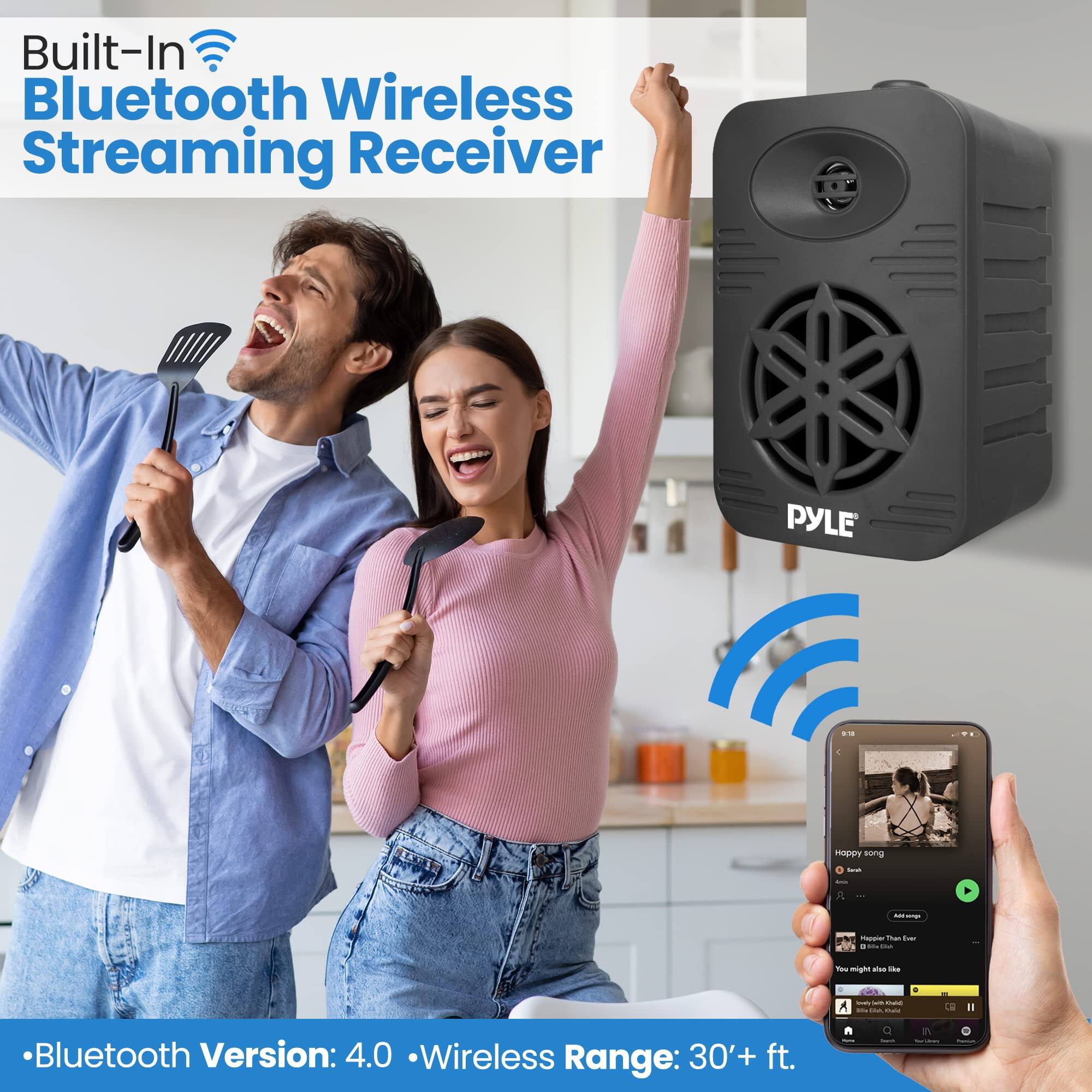 Built-In Bluetooth Wireless Streaming Receiver

- Bluetooth Version: 4.0
- Wireless Range: 30'+ ft.