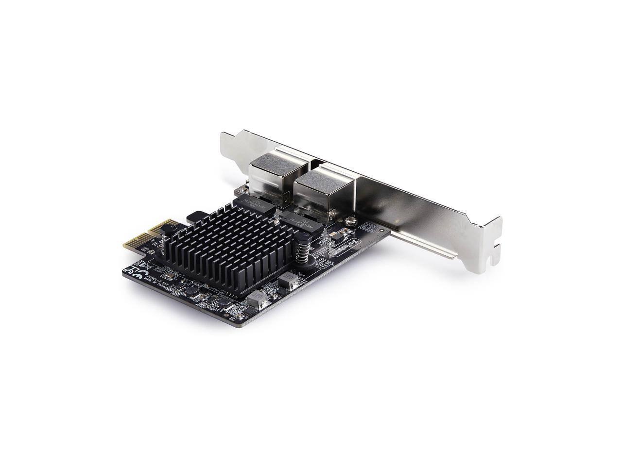 Alt View 1. StarTech.com - StarTech.com 2-Port 5G PCIe Network Adapter - Realtek RTL8126 - Windows/Linux - TAA.