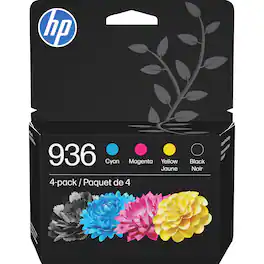 HP - 936 4-Pack Standard Capacity Ink Cartridges - Black/Cyan/Magenta/Yellow