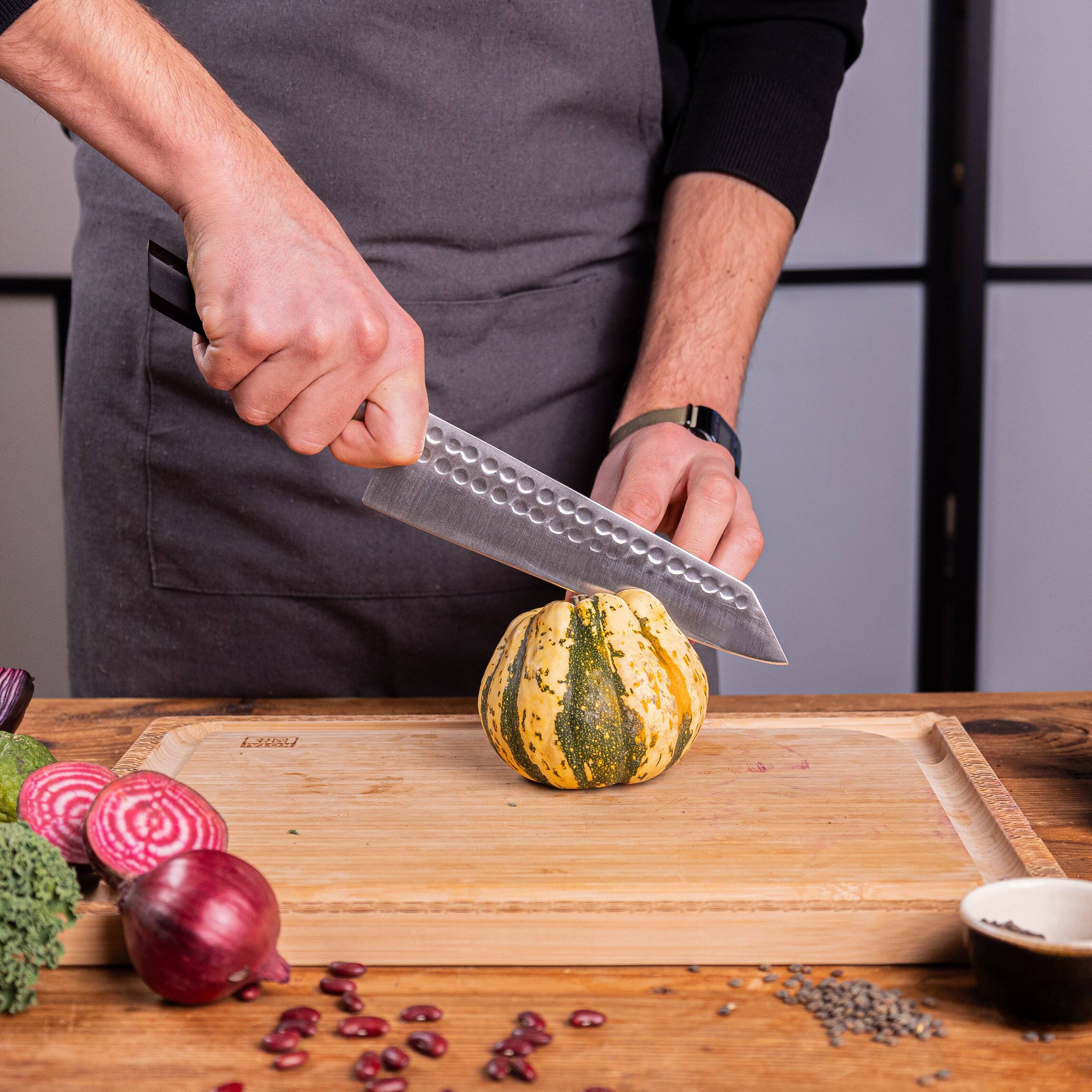 Alt View 1. KOTAI - Kiritsuke 8-inch Chef Kitchen Knife | BUNKA Collection.