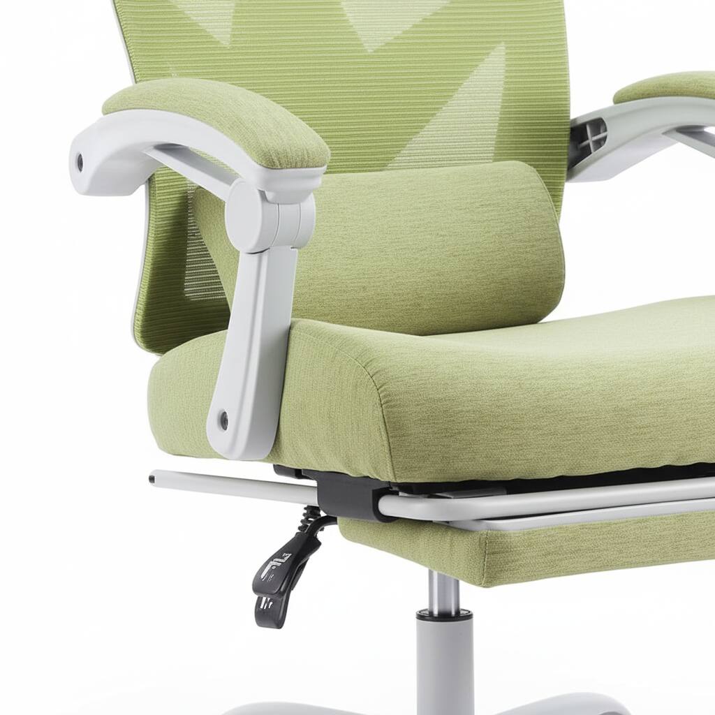 Left. AOITUN - Office Computer Desk Chair Ergonomic High Back Support - Green.