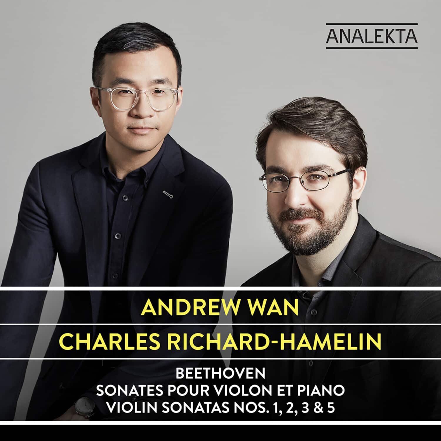 Wan  Richard-Hamelin - Sonates Pour Violon Et Piano 1 2 3 & 5  - COMPACT DISCS