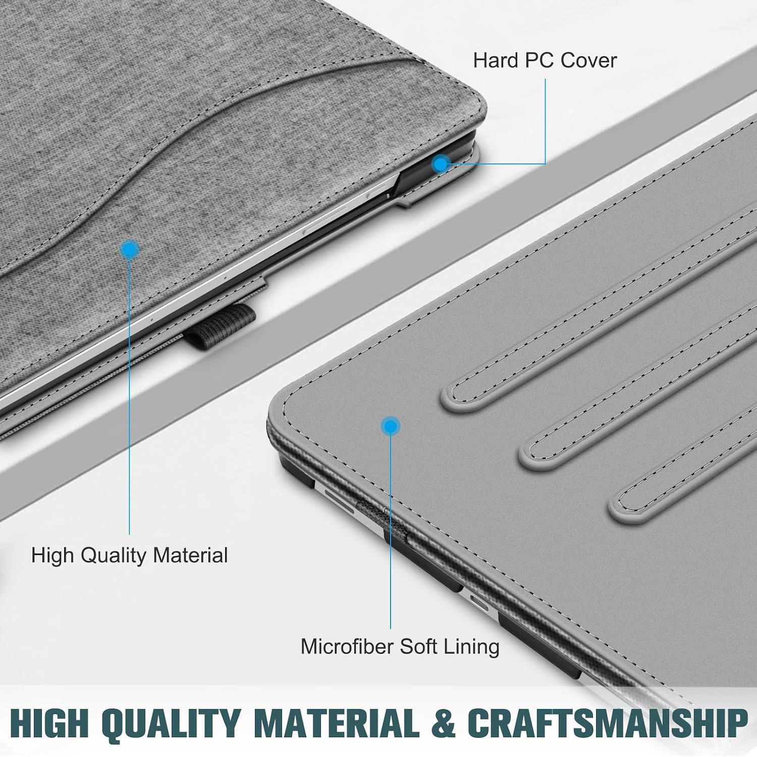 Hard PC Cover  
High Quality Material  
Microfiber Soft Lining  
HIGH QUALITY MATERIAL & CRAFTSMANSHIP