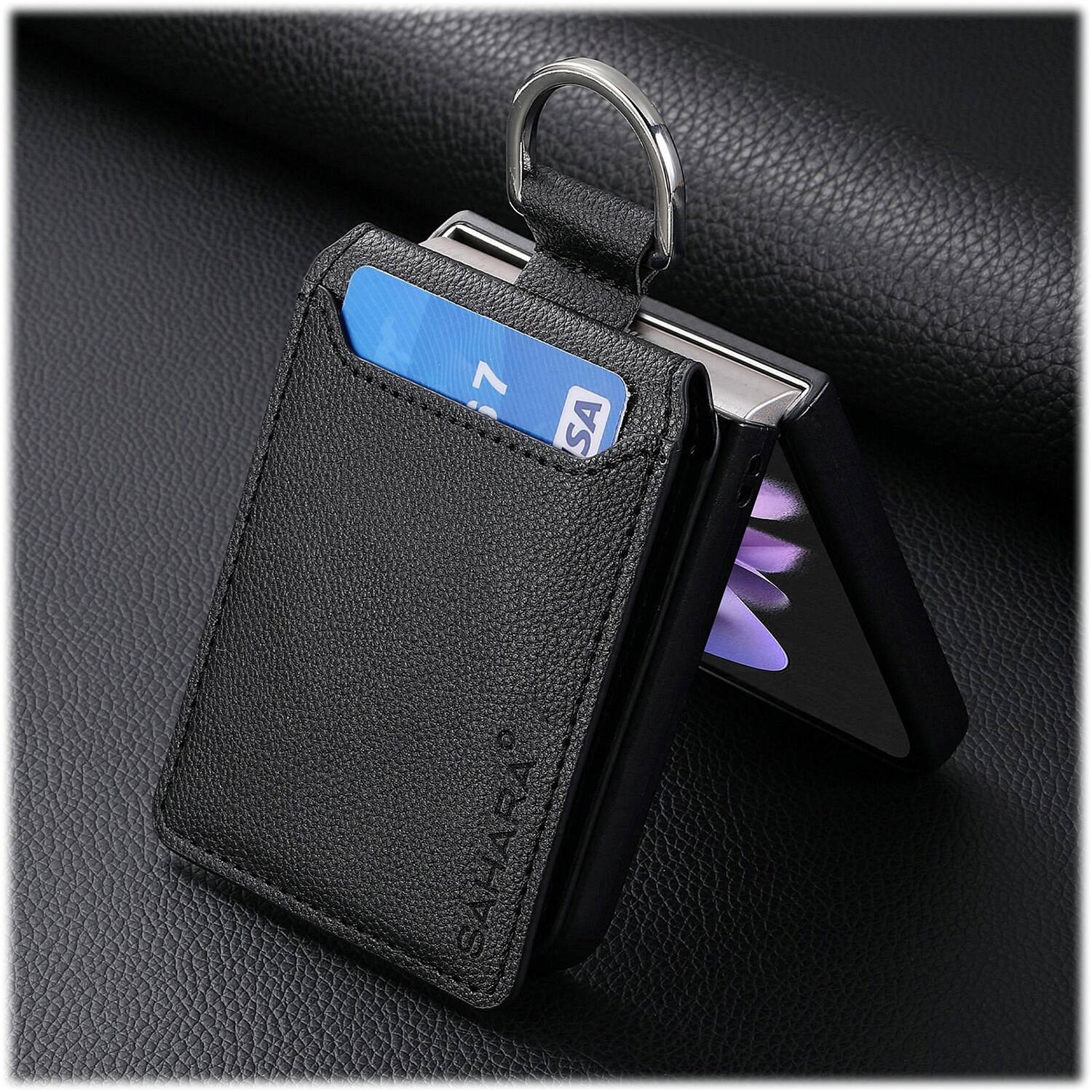 Alt View 16. SaharaCase - Indy Series Wallet Case for Samsung Galaxy Z Flip6 - Scorpion Black.