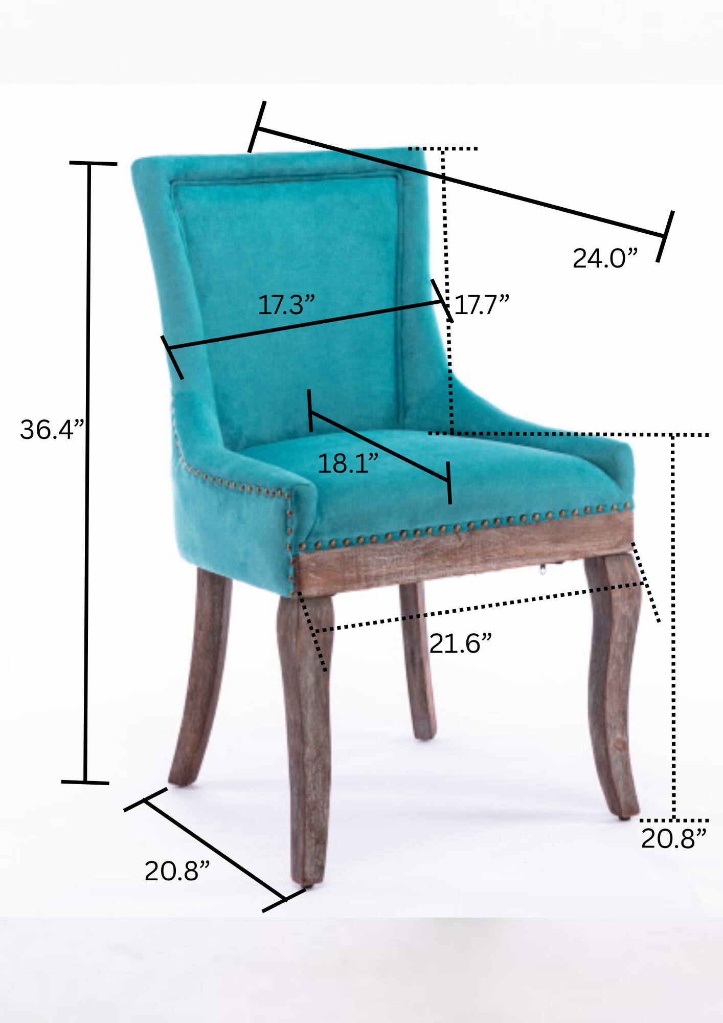 24.0"  
17.3"  
17.7"  
36.4"  
18.1"  
21.6"  
20.8"  
20.8"