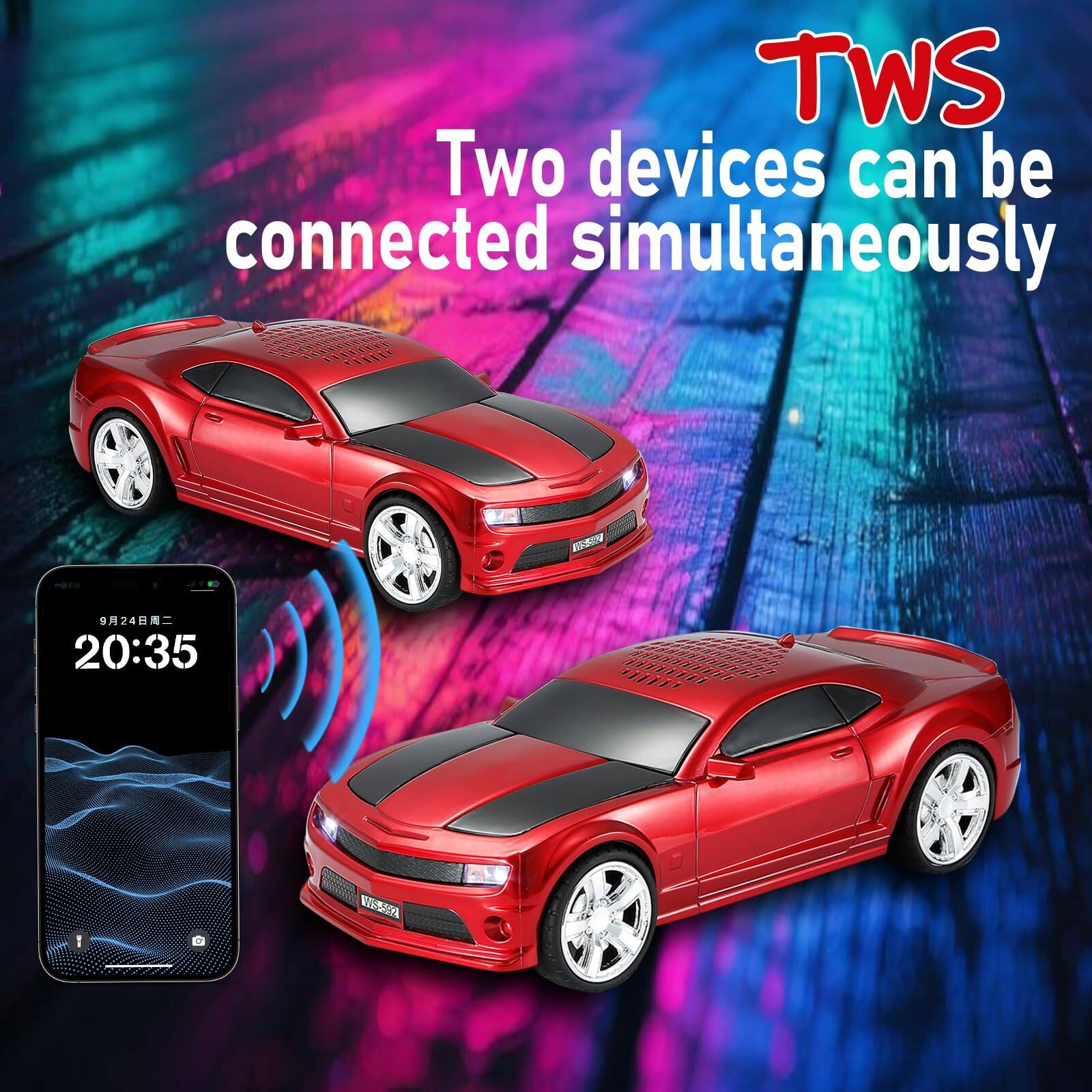 TWS  
Two devices can be connected simultaneously  

9月24日 周二  
20:35
