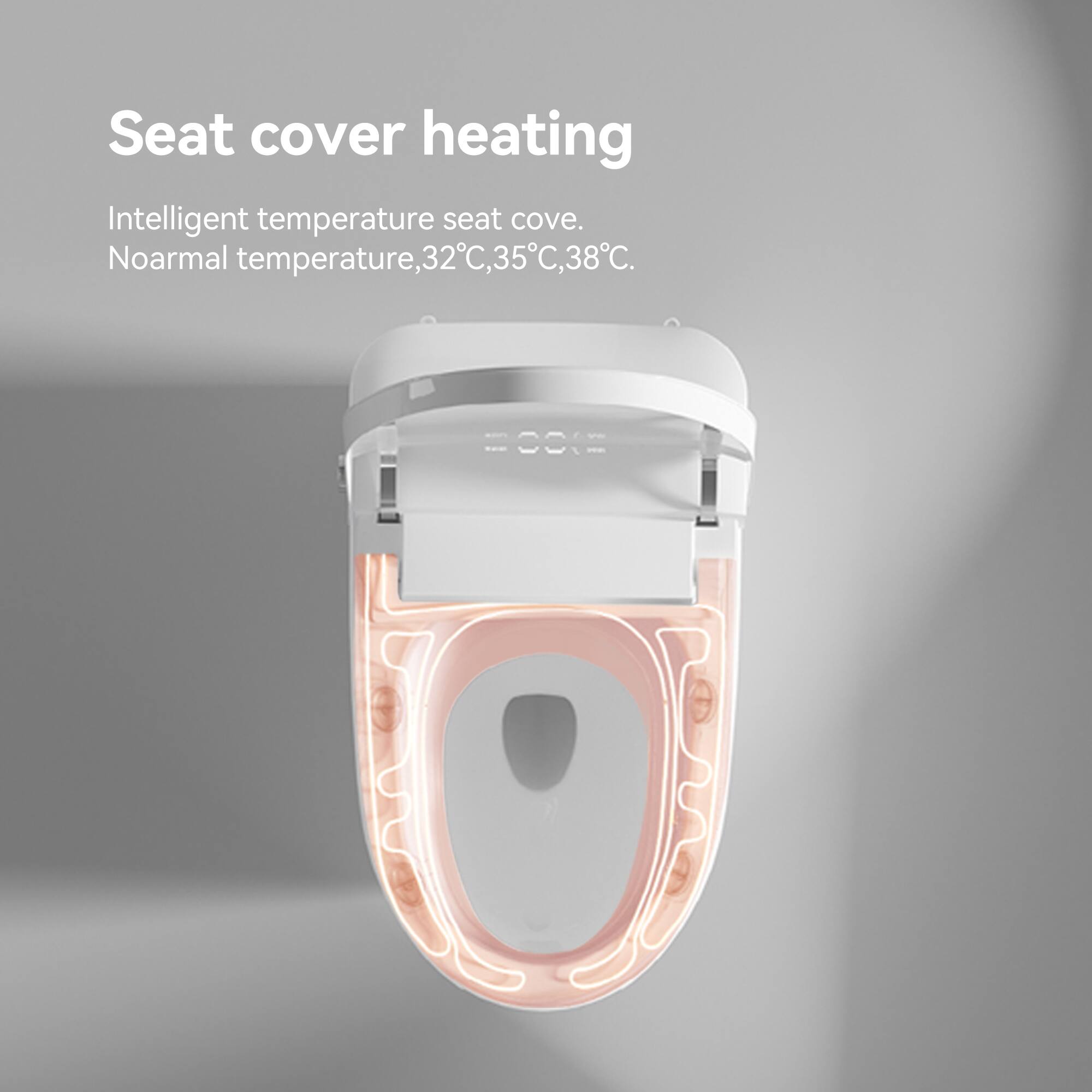 Seat cover heating

Intelligent temperature seat cover. Normal temperature, 32°C, 35°C, 38°C.