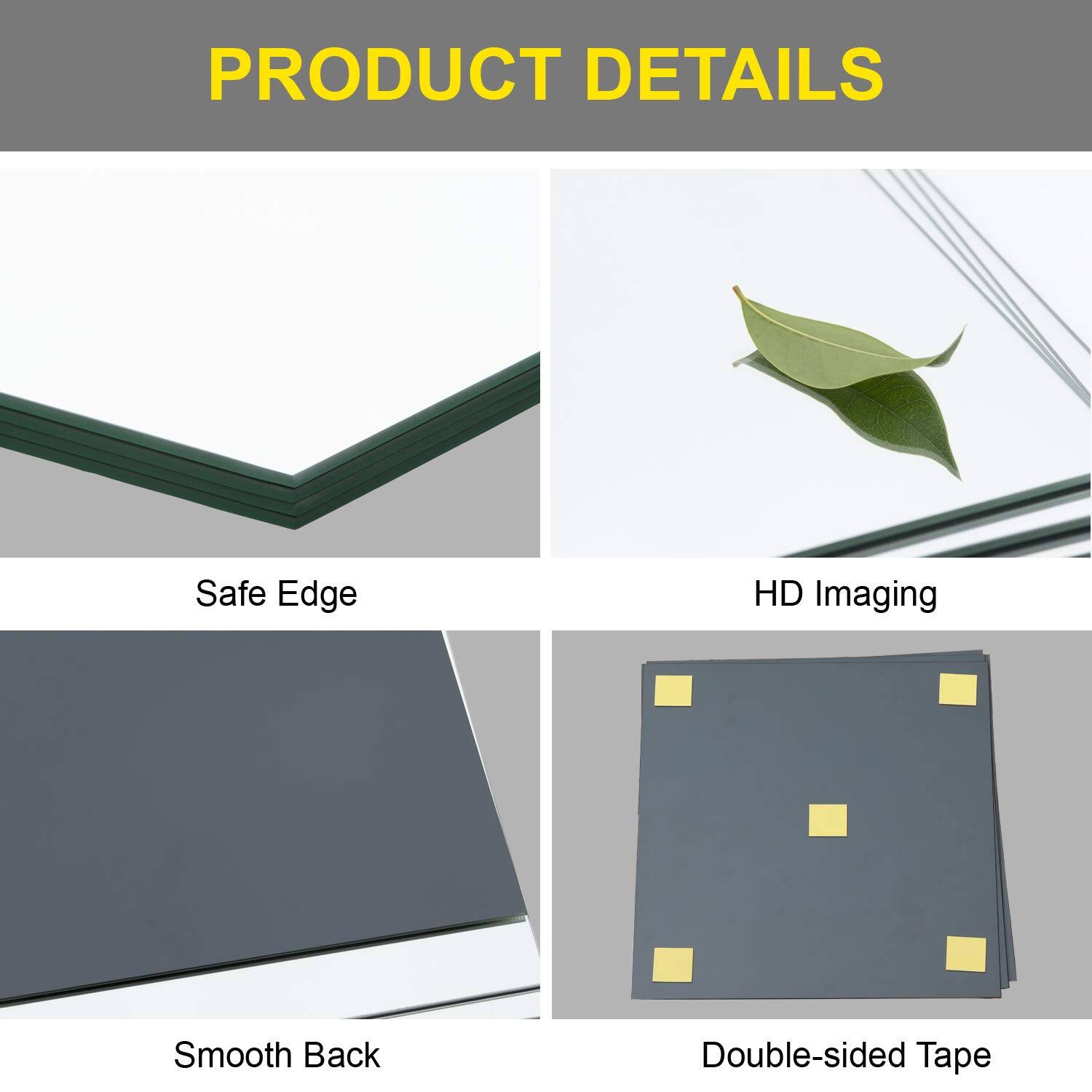 PRODUCT DETAILS

- Safe Edge
- HD Imaging
- Smooth Back
- Double-sided Tape