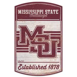 WinCraft - Mississippi State Bulldogs College Vault 11" x 17" Wood Sign - Multicolor