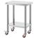 Alt View 5. VEVOR - Stainless Steel Work Table 24 x 18 x 34 Inch, 700 LBS Load Capacity with 4 Wheels - Sliver.