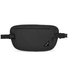 Front. Pacsafe - Pacsafe Coversafe X100 Anti-Theft RFID Blocking Waist Wallet - Black.