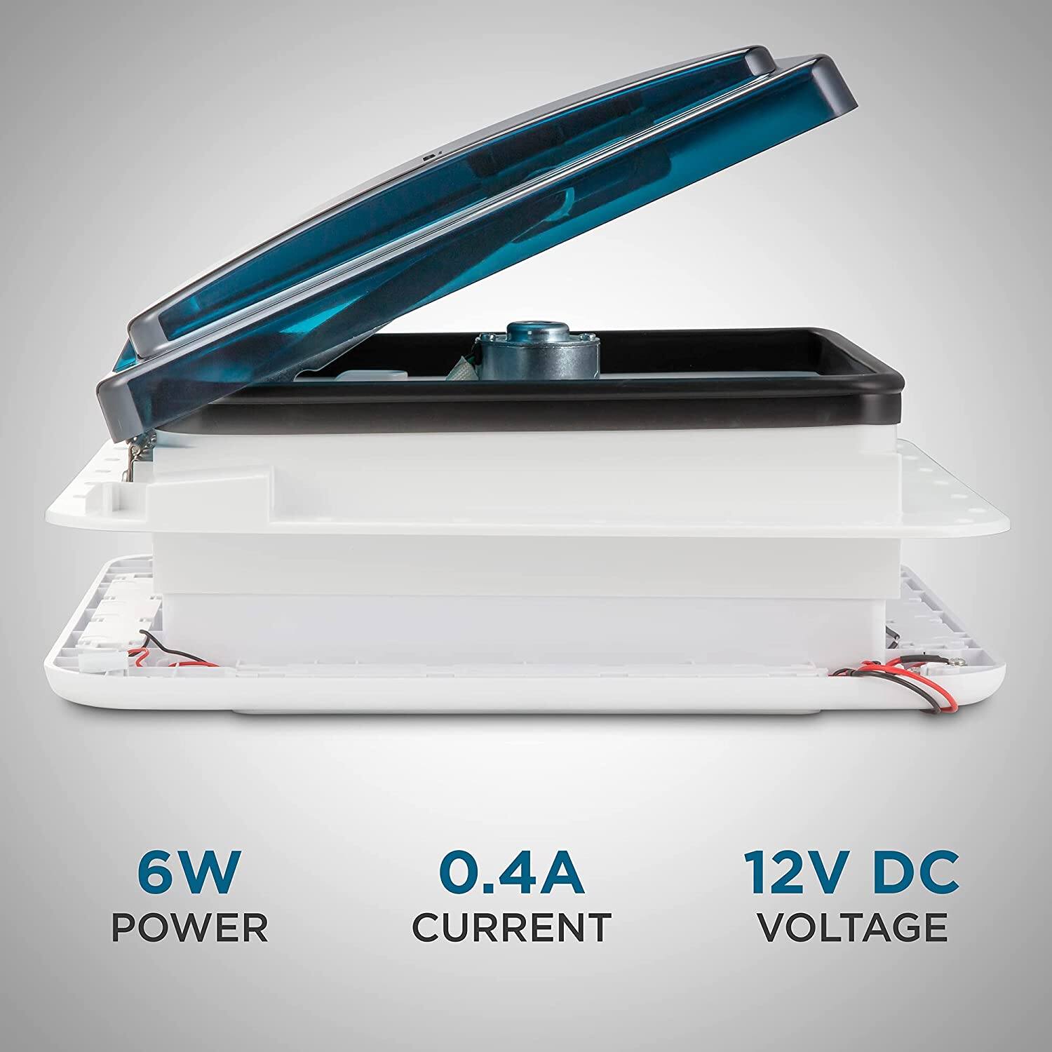 6W POWER
0.4A CURRENT
12V DC VOLTAGE