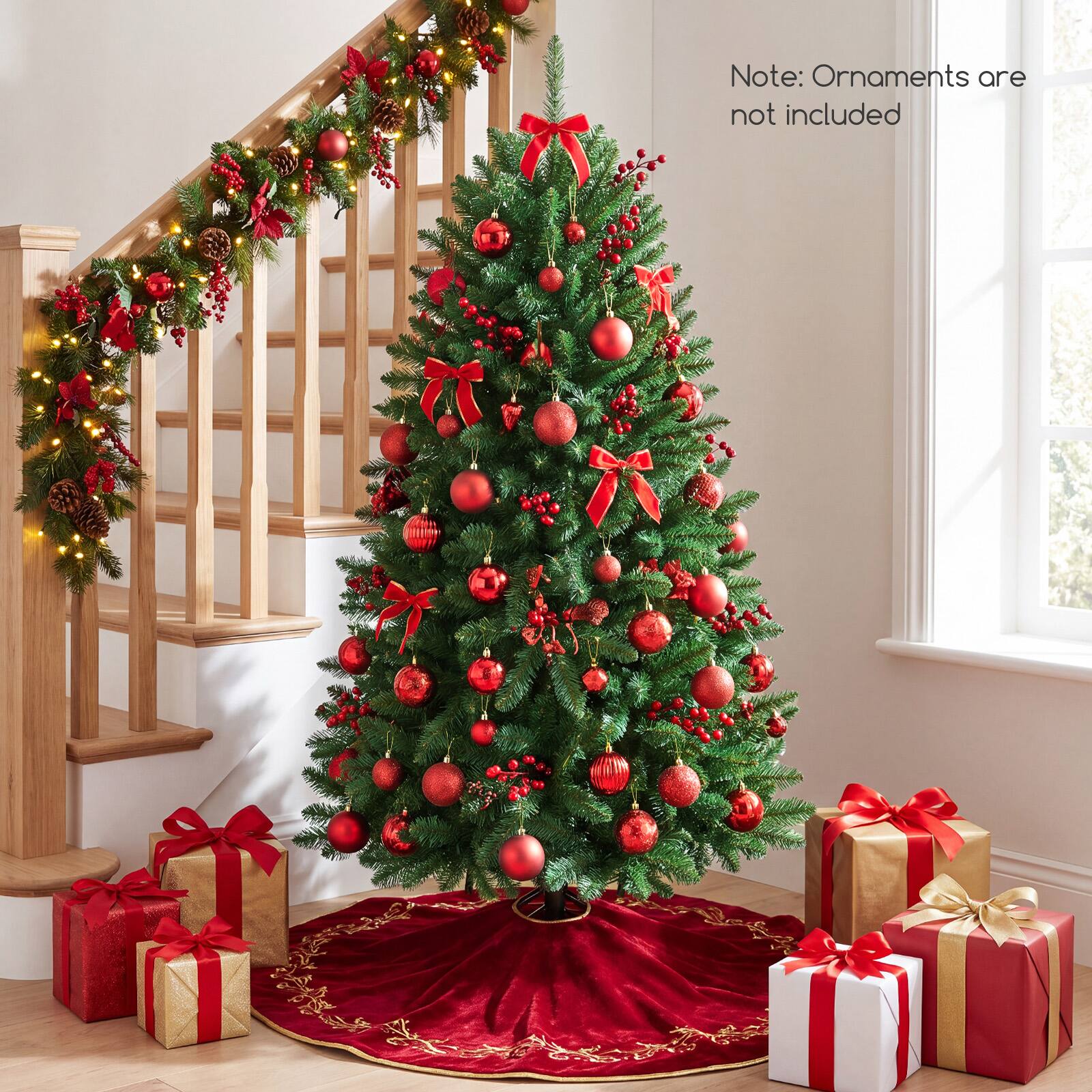 Note: Ornaments are not included