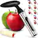 Front. Zulay Kitchen - Zulay Kitchen Premium Apple Corer Tool - Ultra Sharp, Stainless Steel, Serrated Blades for Easy Coring - Black.
