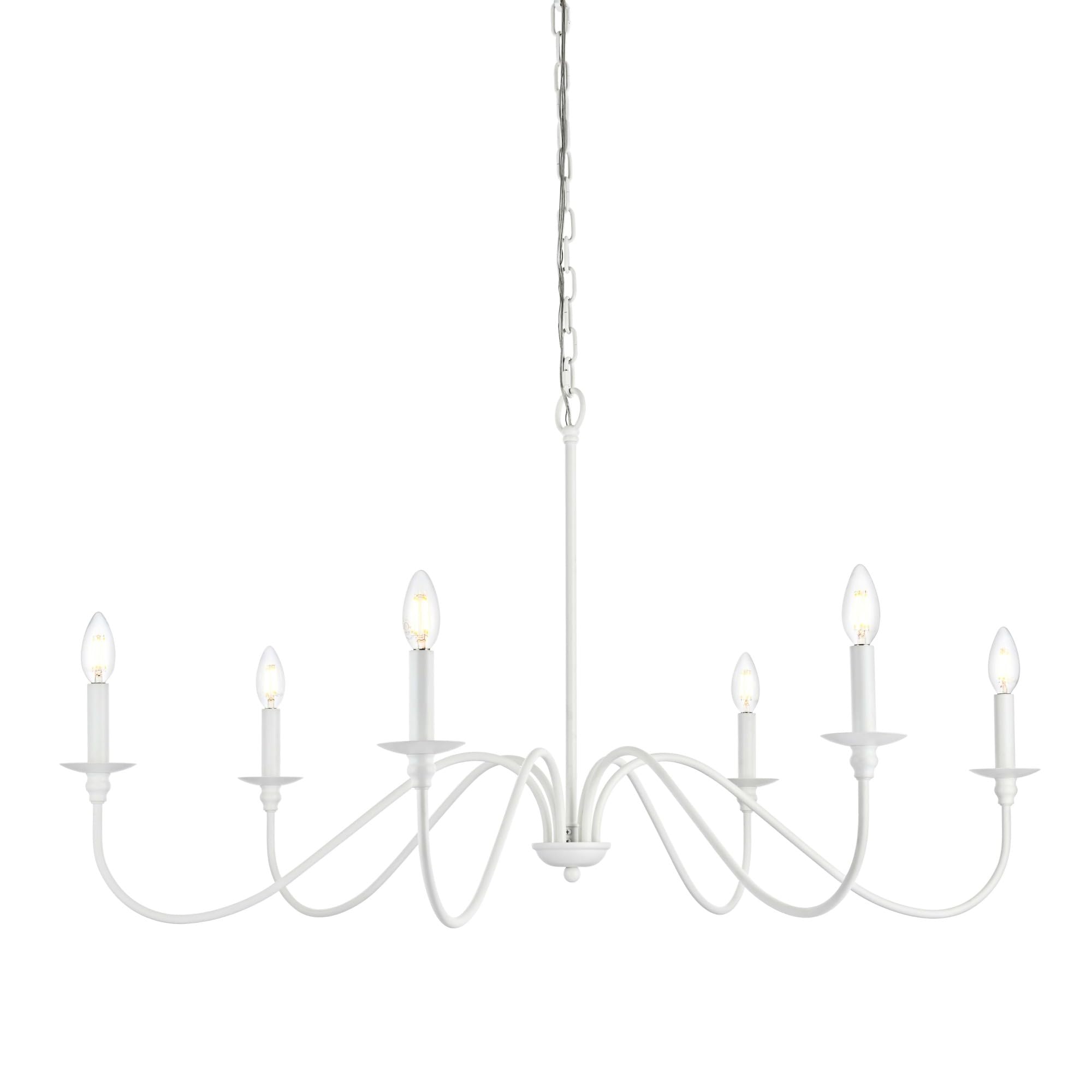 Living District - Rohan 42 inch chandelier - White price history on PriceWatchPro