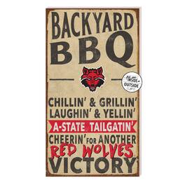 Jardine - Arkansas State Red Wolves 11'' x 20'' Indoor/Outdoor BBQ Sign - Brown