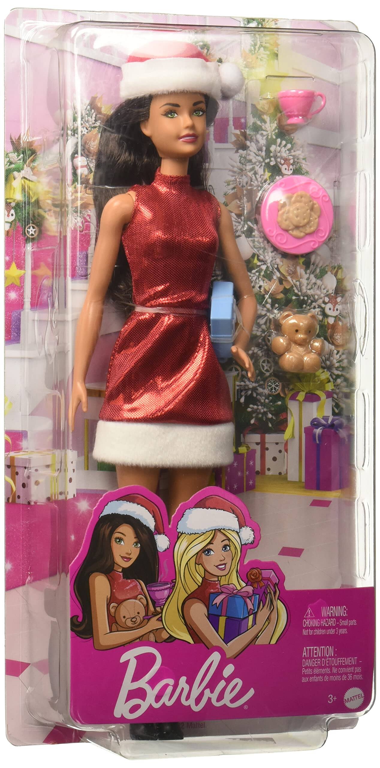 WARNING: CHOKING HAZARD Small parts. Not for children under 3 years. ATTENTION: DANGER D'ETOUFFEMENT Petits éléments. Ne convient pas aux enfants de moins de 36 mois. aux Barbie 3+ MATTEL Mattel.